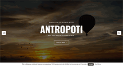 Desktop Screenshot of antropoti.com